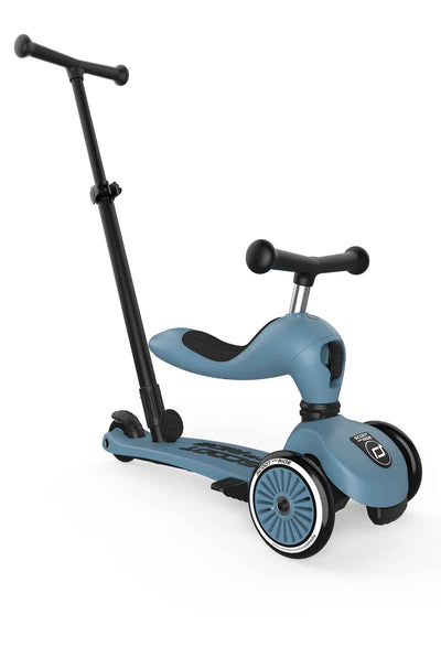 Scoot &amp; Ride Highwaykick 1 Push and Go - Steel