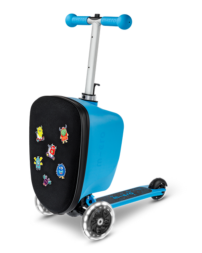 Micro Scooter Luggage Junior Patch & Play Blue